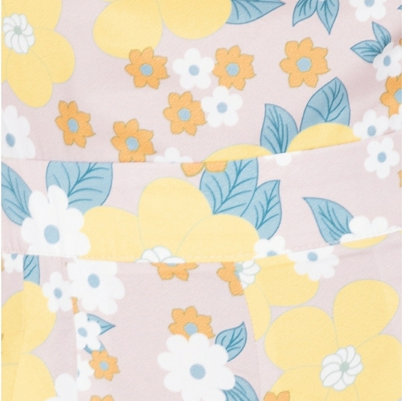 Floral Print Tie Neck Sleeveless Jumpsuit - Picture 5 of 9